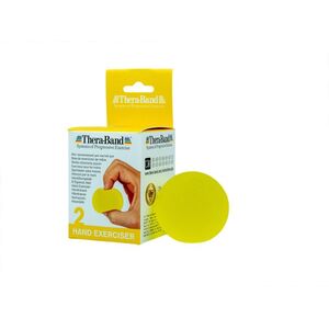 Thera-Band Hand Exerciser - posilovač rukou gelová kulička, žlutá - slabá obraz