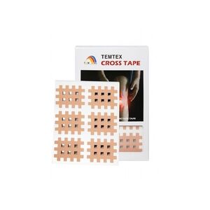 TEMTEX Cross Tape B, béžová 3, 6 x 2, 8 cm – 120 ks obraz
