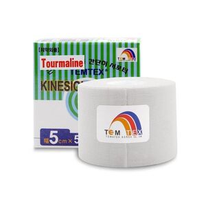 TEMTEX Kinesio tape Tourmaline, bílá tejpovací páska 5cm x 5m obraz