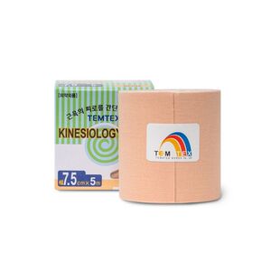 TEMTEX Kinesio tape Classic, béžová tejpovací páska 7, 5cm x 5m obraz