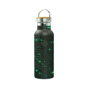 Baagl Termoláhev s bambusovým víčkem Numbers, 500 ml obraz