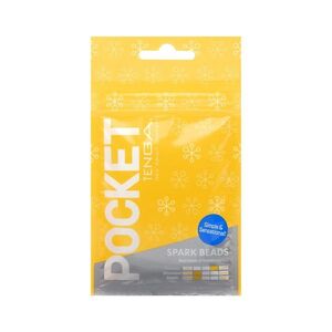 TENGA Jednorázový masturbátor Pocket (7 cm), žlutý obraz