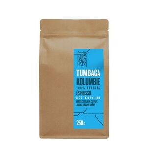 CrossCafe Pražírna Tumbaga 100% Arabica zrnková káva bez kofeinu 250 g obraz