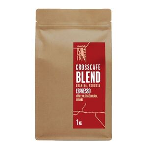 CrossCafe Pražírna Blend 70% Arabica 30% Robusta zrnková káva 1000 g obraz
