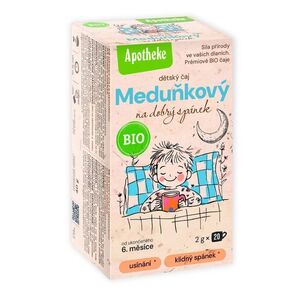 Apotheke BIO Dětský ovocný čaj s meduňkou nálevové sáčky 20x2 g obraz