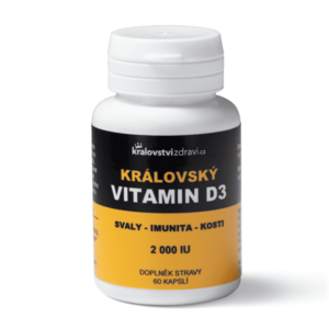 Království zdraví Královský Vitamin D3, 2000 IU, 60 rostlinných kapslí obraz