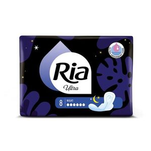 Ria Ultra Night menstruační vložky 8 ks obraz