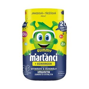 Marťánci Gummy Echinacea 50+20 ks obraz