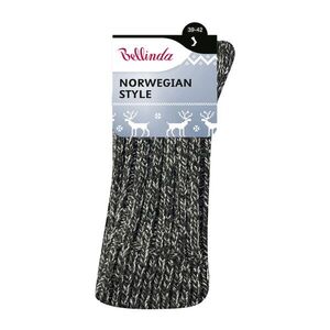Bellinda NORWEGIAN teplé ponožky vel. 39/42 1 pár černé obraz