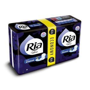 Ria Ultra Night Economy pack menstruační vložky 16 ks obraz