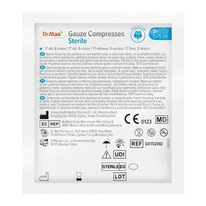 Dr. Max Gauze Compresses Sterile 5 x 5 cm 2 ks obraz