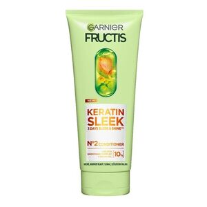 Garnier Fructis Keratin Sleek kondicionér na suché a krepaté vlasy 200 ml obraz