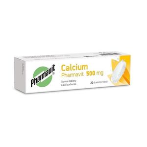 Pharmavit Calcium 500 mg 20 šumivých tablet obraz