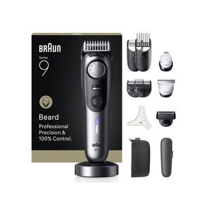Braun Series 9 BT9560 zastřihovač vousů černo-šedý obraz
