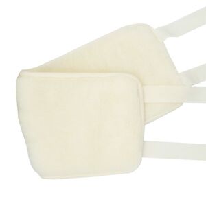 Babička Ovečková Ledvinový oboustranný pás na zavazování z kašmíru a ovčí vlny merino přírodní obraz