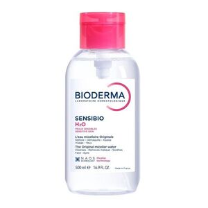 BIODERMA Sensibio H2O micelární voda na citlivou pleť s pumpou 500 ml obraz