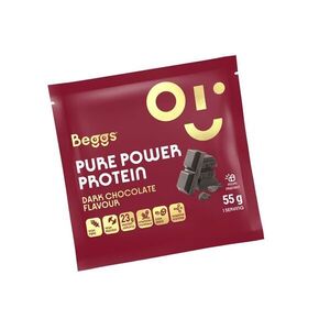 Beggs Pure Power Protein dark chocolate 55 g obraz