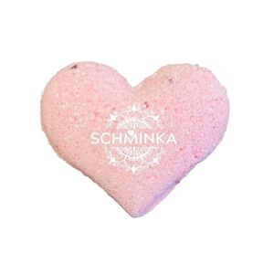 Schminka Šumivé máslové srdíčko do koupele Růže 45 g obraz