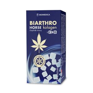Biomedica BIARTHRO HORSE kolagen s CBD 60 kostiček obraz