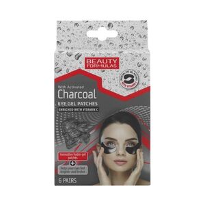 Beauty Formulas Gelové náplasti pod oči s aktivním uhlím 6 párů obraz