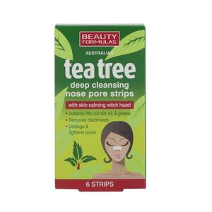 Beauty Formulas Tea Tree Čisticí pásky na nos 6 ks obraz