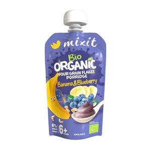 Mixit BIO Kapsička Banán a borůvka 110 g obraz
