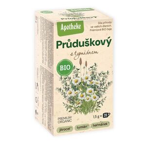 Apotheke BIO Průduškový čaj s tymiánem 20x1, 5 g obraz