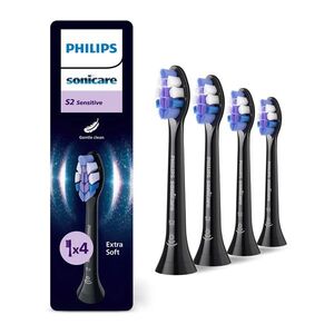 Philips Sonicare Sensitive Standard HX6054/88 náhradní hlavice 4 ks černé obraz