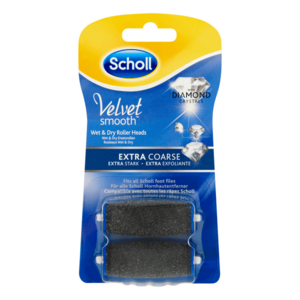 Scholl Expertcare Velvet Smooth Wet & Dry extra stark náhradní hlavice 2 ks obraz
