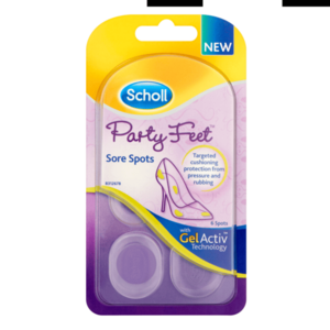 Scholl Party feet gelové polštářky do obuvi 6 ks obraz
