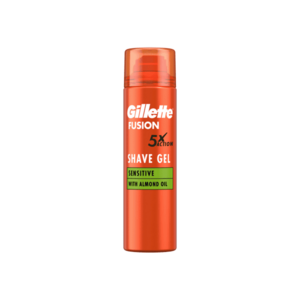 Gillette Fusion Gel na holení s mandlovým olejem 200 ml obraz
