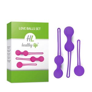 Healthy life Venušiny kuličky set - Euphoria bordo obraz