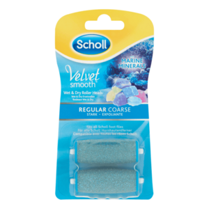 Scholl Expertcare Velvet Smooth Wet & Dry regular stark náhradní hlavice 2 ks obraz