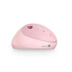 Connect IT For Health Ladies CMO-2600-PK ergonomická vertikální myš růžová obraz