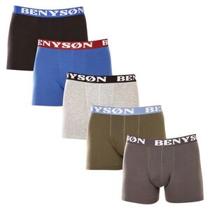 Benysøn 5PACK pánské boxerky vícebarevné (4002) 3XL obraz