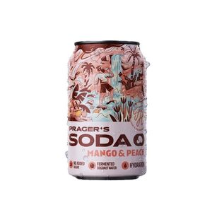 PRAGER'S Soda Mango & Peach 330 ml obraz