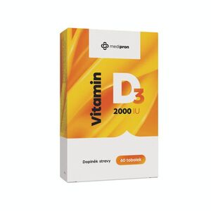 medipron Vitamin D3 2000 IU 60 tobolek obraz