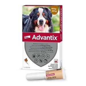 Advantix pro psy od 40 do 60 kg spot-on 1x6 ml obraz