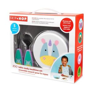 SKIP HOP Zoo Set jídelní 5 ks Jednorožec 12m+ obraz