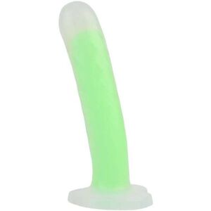Sexy Elephant Svítící dildo s přísavkou Green Radiation (17 cm) obraz