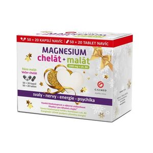 Galmed Magnesium chelát + malát 70 kapslí + 70 tablet obraz