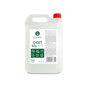 Ecorai Ocet bílý 15 % na úklid EXTRA ÚČINNÝ kanystr 5 l obraz