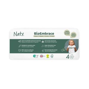 Naty BioEmbrace Maxi 7–18 kg dětské plenky 44 ks obraz