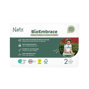 Naty BioEmbrace Mini 3–6 kg dětské plenky 33 ks obraz