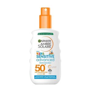 Garnier Ambre Solaire Kids Sensitive Advanced SPF50+ sprej 150 ml obraz