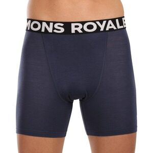 Mons Royale Pánské boxerky merino modré (100088-1169-568) L obraz