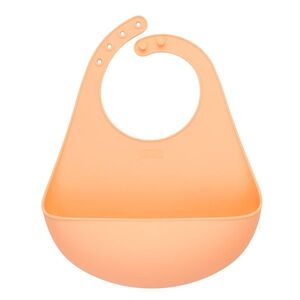 Lurch dětský silikonový bryndák apricot (00280011) obraz