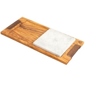 Arte Legno prkénko se čtvercovým kamenem 45x21x3 cm (TGP/EC) obraz