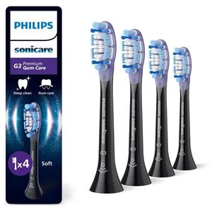 Philips Sonicare Premium Gum Care HX9054/88 náhradní hlavice 4 ks černé obraz
