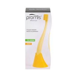 Promis Set kartáčku se stojanem žlutý obraz